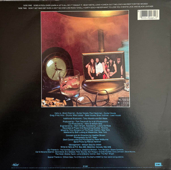 Helix - No Rest For The Wicked - Mint- LP Record 1983 Capitol USA Original Vinyl - Heavy Metal