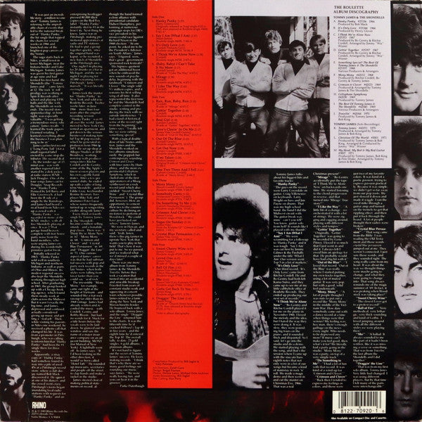 Tommy James & The Shondells - Anthology - Mint- 2 LP Record 1989 Rhino USA Vinyl - Pop Rock / Psychedelic Rock / Beat - Shuga Records