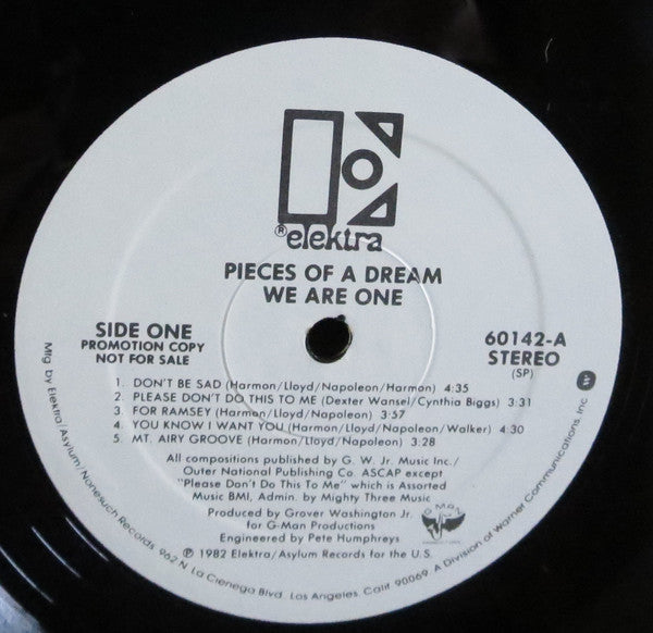 Pieces Of A Dream - We Are One - Mint- LP Record 1982 Elektra USA Promo Vinyl - Jazz-Funk / Smooth Jazz / Soul-Jazz