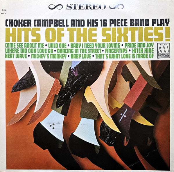 Choker Campbell And His 16 Piece Band - Hits Of The Sixties - Near Mint- LP Record 1965 Motown USA Original RARE Vinyl - Soul / Funk - Shuga Records