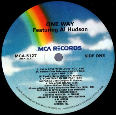 One Way Featuring Al Hudson - One Way Featuring Al Hudson - VG+ LP Record 1980 MCA USA Vinyl - Soul / Disco - Shuga Records