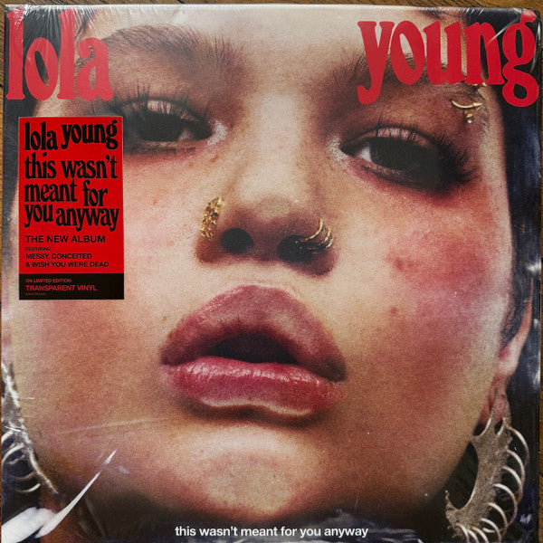 Lola Young - This Wasn't Meant For You Anyway (2024) - New LP Record 2025 Island Transparent Vinyl - Pop - Shuga Records