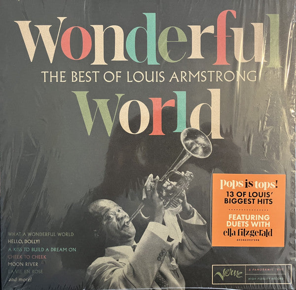 Louis Armstrong - Wonderful World: The Best Of Louis Armstrong - New LP Record 2024 Verve Vinyl - Jazz / Swing / Dixieland