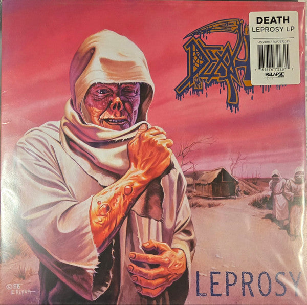 Death - Leprosy (1988) - New LP Record 2024 Relapse USA Black Vinyl & Insert - Death Metal - Shuga Records