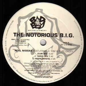 The Notorious B.I.G. - Dead Wrong / Real Niggas - VG+ 12" Single Record 1999 Bad Boy USA Promo Vinyl - Hip Hop - Shuga Records