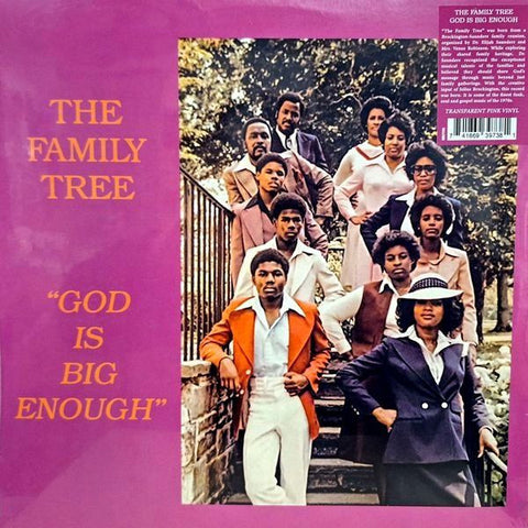 The Family Tree - God Is Big Enough (1979) - New LP Record 2025 Reel Transparent Pink Vinyl - Gospel / Soul / Funk - Shuga Records