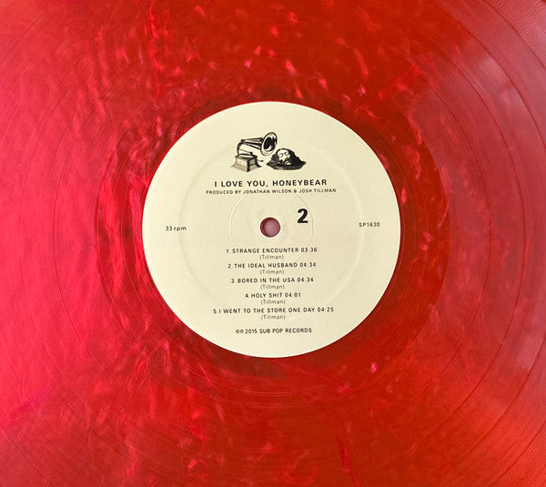 Father John Misty - I Love You, Honeybear (2015) - New LP Record 2025 Sub Pop Loser Edition Red Pearlescent Vinyl - Indie Rock / Folk Rock - Shuga Records