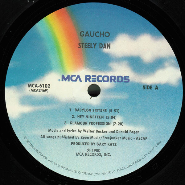 Steely Dan - Gaucho - Mint- LP Record 1980 MCA USA Original Vinyl RL Cut Bob Ludwig - Pop Rock / Classic Rock / Jazz-Rock - Shuga Records