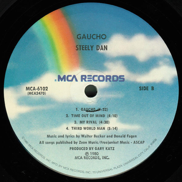 Steely Dan - Gaucho - Mint- LP Record 1980 MCA USA Original Vinyl RL Cut Bob Ludwig - Pop Rock / Classic Rock / Jazz-Rock - Shuga Records