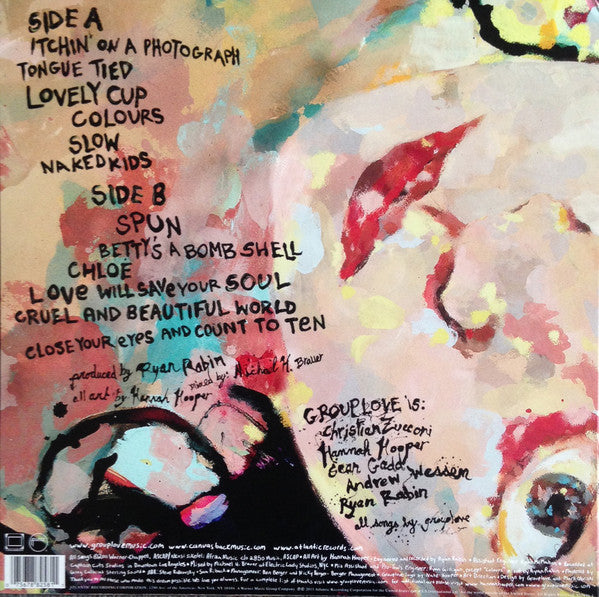 Grouplove - Never Trust a Happy Song - VG+ LP Record 2011 Canvasback USA Black Vinyl Original - Alternative Rock / Indie Rock - Shuga Records