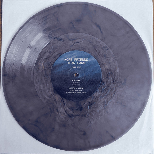 Various Artists - More Friends Than Fans - New LP Record 2025 Dipterid Iridescent Blue Vinyl - Math Rock / Midwest Emo - Shuga Records