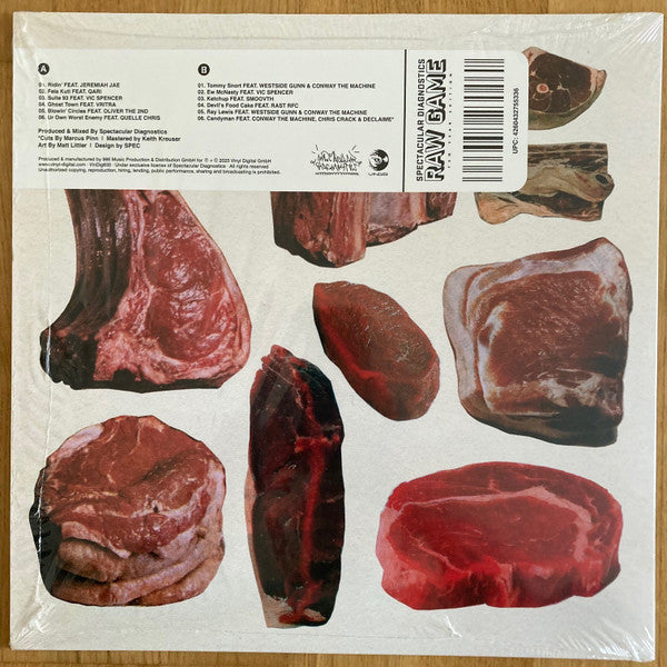 Spectacular Diagnostics - Raw Game (2015 Ten Year Edition) - New LP Record 2025 Vinyl Digital Germany VinDig Exclusive Vinyl (200 made) - Hip Hop / Boom Bap - Shuga Records