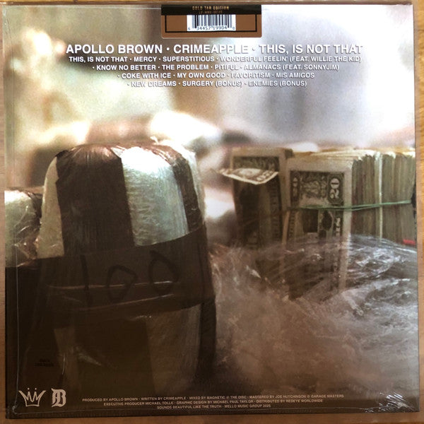 Apollo Brown & Crimeapple - This, Is Not That - New LP Record 2025 Mello Music Group Vinyl - Hip Hop - Shuga Records