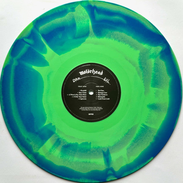 Motörhead - Overkill - New LP Record 2025 BMG Blue And Green Vinyl - Hard Rock / Heavy Metal / Hard Rock - Shuga Records