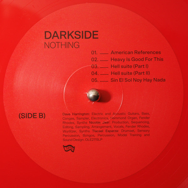 DARKSIDE - Nothing - New LP Record 2025 Matador Indie Exclusive Red Vinyl - Electronic / Psychedlic / Downtempo - Shuga Records