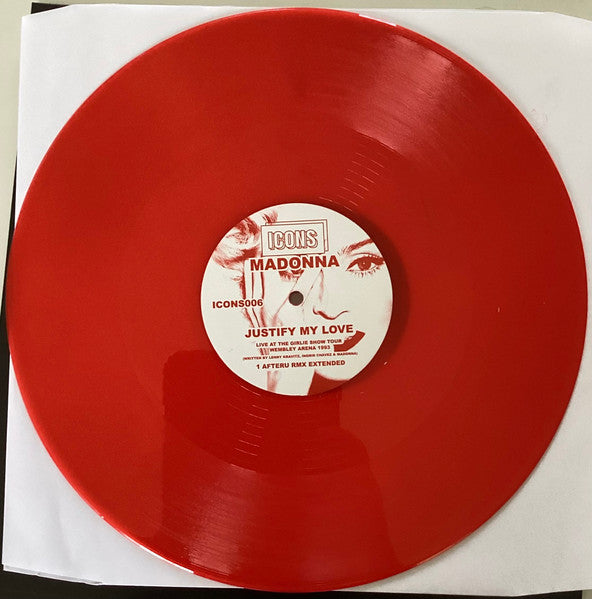 Madonna - Justify My Love - New 12" Single Record 2025 ICONS Red Vinyl - House - Shuga Records