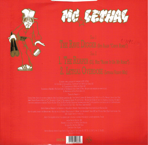 MC Lethal - Rave Digger (Remix) - Mint- (Vg+ cover) 12" Single Record 1992 Network UK Vinyl - Electronic / Hardcore / Breakbeat - Shuga Records
