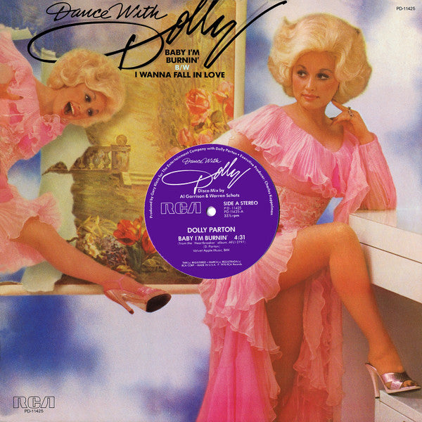Dolly Parton – Dance With Dolly - Mint- 12" Single Record 1978 RCA USA Pink Vinyl - Disco - Shuga Records