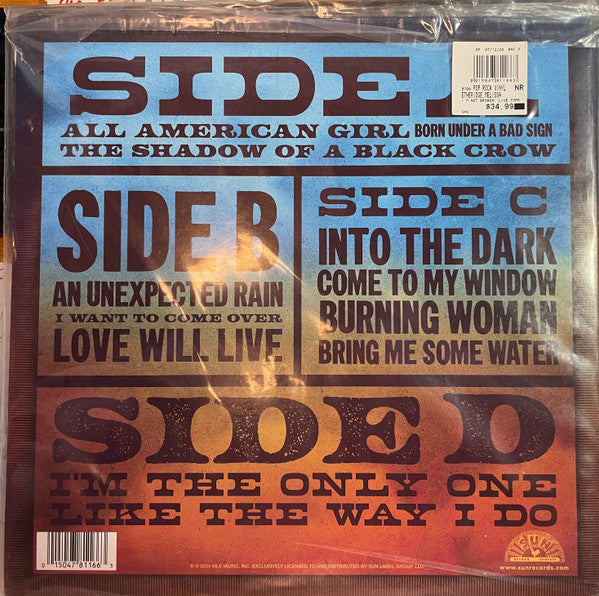 Melissa Etheridge - I'm Not Broken - Mint- 2 LP Record 2024 Sun USA Glow In The Dark Blue Vinyl - Rock & Roll / Live / Pop Rock - Shuga Records