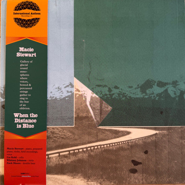 Macie Stewart - When The Distance Is Blue - New LP Record 2025 International Anthem Glacial Blue Vinyl - Chicago Jazz / Electronic / Classical - Shuga Records
