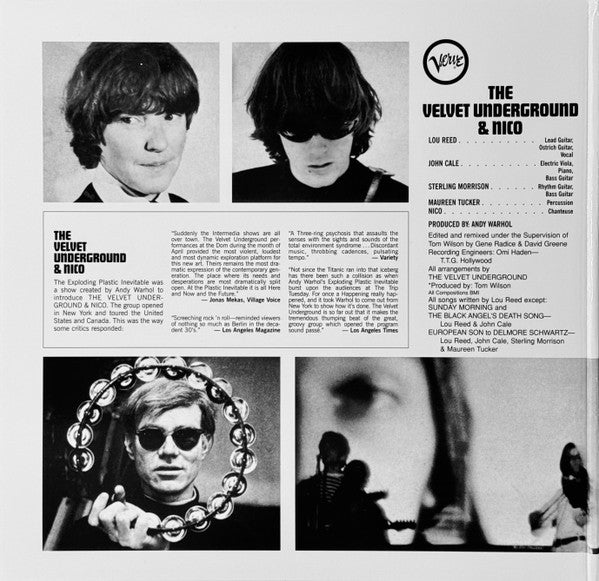 The Velvet Underground & Nico - The Velvet Underground & Nico (1967) - Mint- LP Record 2008 Verve 180 gram Vinyl & Andy Warhol Banana Sticker Cover - Psychedelic Rock / Art Rock / Avantgarde - Shuga Records