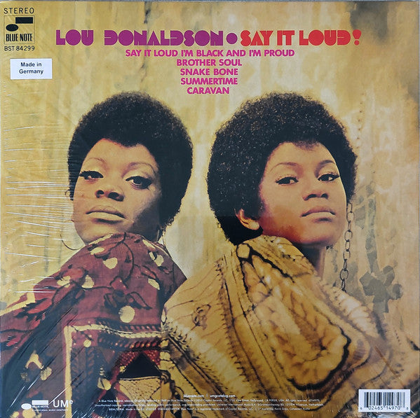 Lou Donaldson - Say It Loud! (1969) - New LP Record 2025 Blue Note 180 Gram Vinyl - Soul-Jazz / Bop / Jazz-Funk - Shuga Records