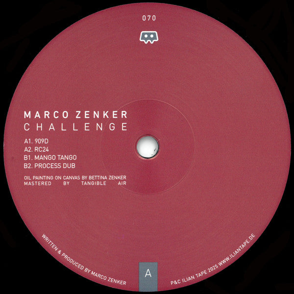 Marco Zenker - Challenge - New 12" EP Record 2025 Ilian Tape Germany Vinyl - Techno - Shuga Records