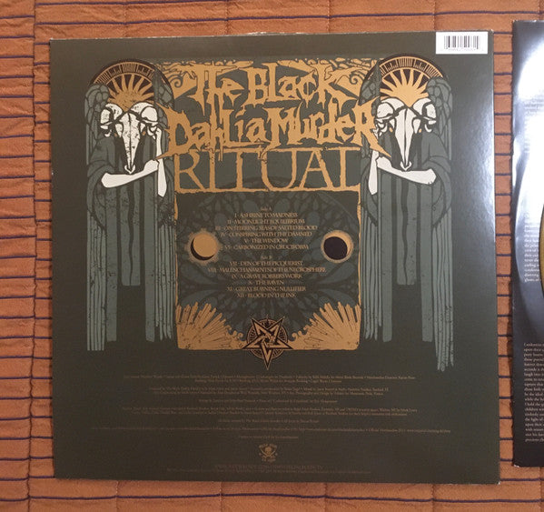 The Black Dahlia Murder - Ritual - Mint- (VG+ Cover) LP Record 2011 Metal FYE Exclusive Blade Gold Marble 180 gram Vinyl - Death Metal - Shuga Records