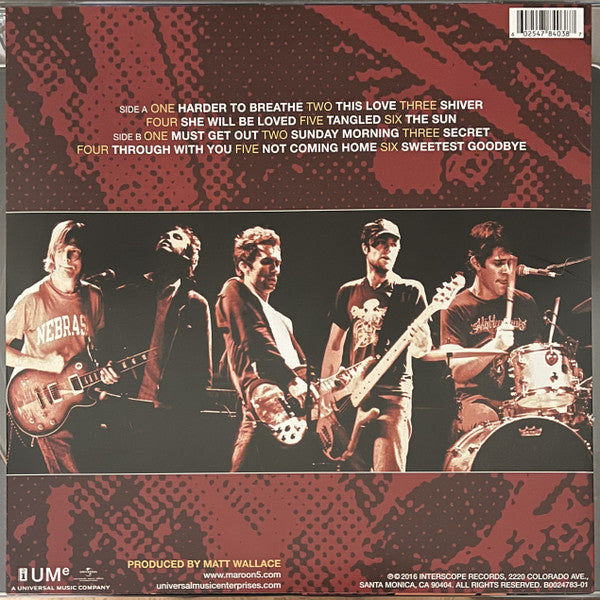 Maroon 5 - Songs About Jane (2002) - New LP Record 2024 Interscope 180 gram Vinyl & Download - Alternative Rock - Shuga Records