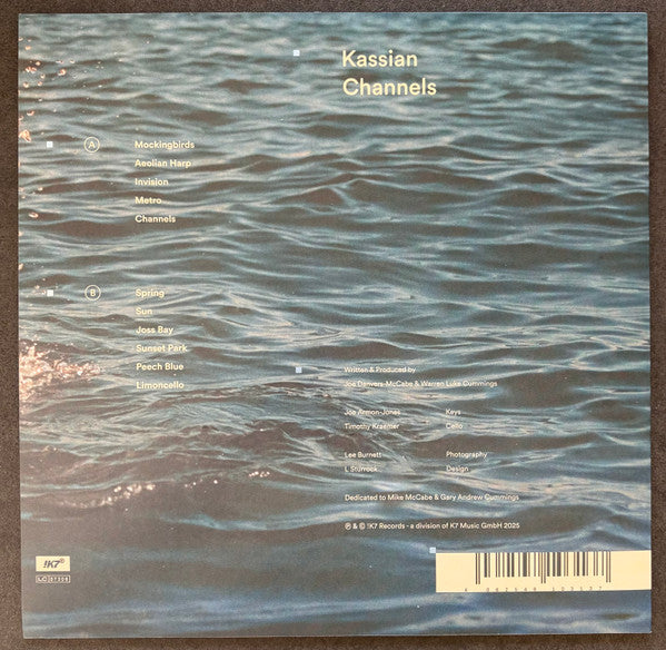Kassian - Channels - New LP Record 2025 !K7 Europe Vinyl - House / Techno / Balearic - Shuga Records
