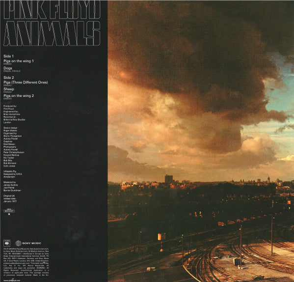 Pink Floyd - Animals (1977) - New LP Record 2025 Columbia 180 gram Vinyl - Rock / Psychedelic Rock / Prog Rock - Shuga Records