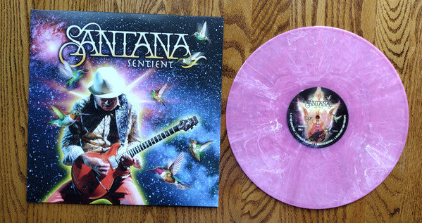 Santana - Sentient - New LP Record 2025 Candid Barnes & Noble Exclusive Frosted Pink Vinyl - Rock / Fusion / Latin - Shuga Records