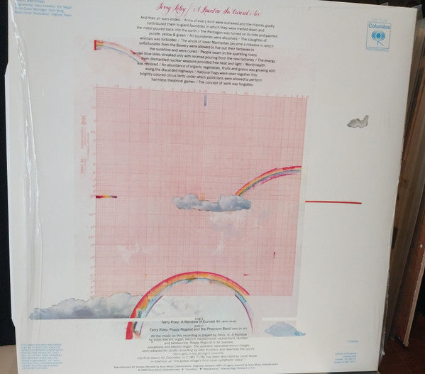 Terry Riley - A Rainbow In Curved Air (1969) - Mint- LP Record 2009 Columbia Masterworks 180 gram Vinyl - Modern Classical / Electronic / Minimal - Shuga Records