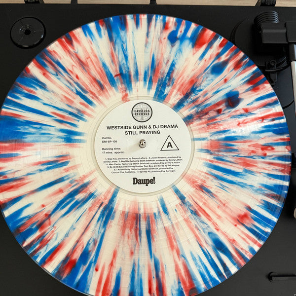 Westside Gunn & DJ Drama - Still Praying - Mint- LP Record 2025 Daupe! Griselda UK Red And Blue Splatter Vinyl & Numbered - Hardcore Hip-Hop / Boom Bap - Shuga Records