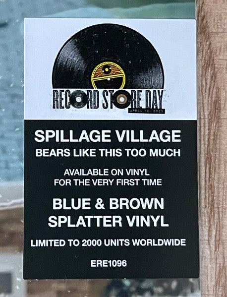 Spillage Village - Bears Like This Too Much Spillage Village (2016) - New LP Record Store Day 2025 Empire Blue & Brown Splatter Vinyl - Hip Hop / Cloud Rap