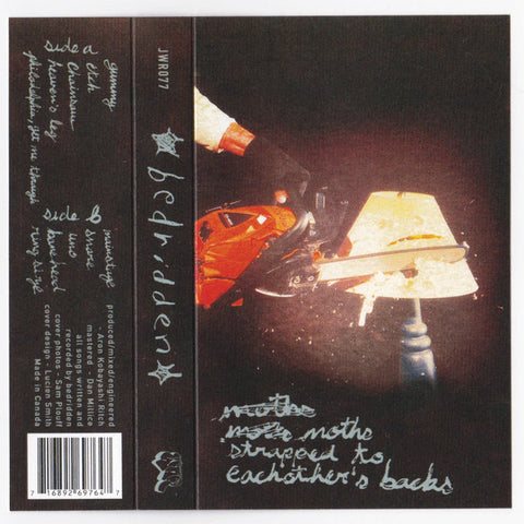 Bedridden - Moths Strapped To Each Other's Backs - New Cassette 2025 Julia's War / Winspear Vinyl - Indie Rock / Shoegaze - Shuga Records
