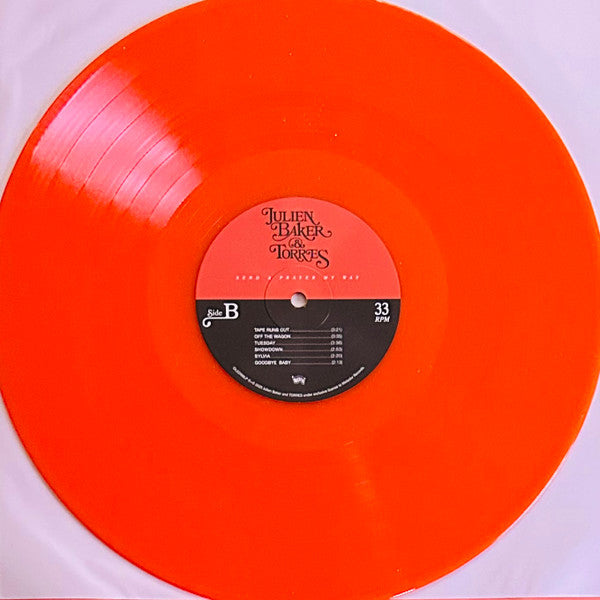 Julien Baker & Torres - Send A Prayer My Way - Mint- LP Record 2025 Matador Glitter Crush Orange Vinyl - Indie Rock / Folk Rock - Shuga Records