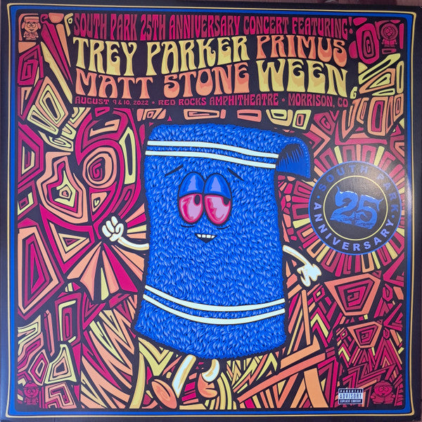 Various / Primus / Ween - South Park 25th Anniversary Concert (2022) - New 3 LP Record 2025 Mercury Black Vinyl - TV Soundtrack / Alternative Rock - Shuga Records