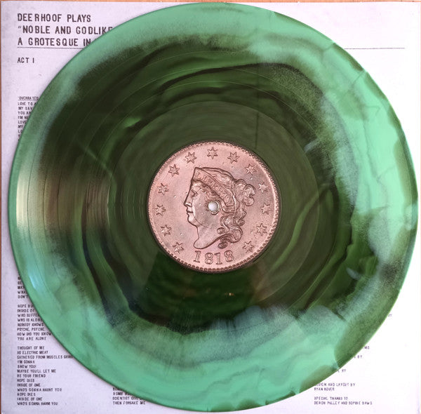 Deerhoof - Noble and Godlike in Ruin - New LP Record 2025 Joyful Noise VIP Edition Grotesque Double Green Vinyl, Booklet, Numbered & OBI - Indie Pop / Noise Rock