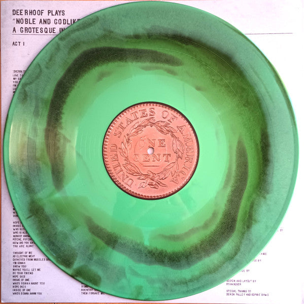 Deerhoof - Noble and Godlike in Ruin - New LP Record 2025 Joyful Noise VIP Edition Grotesque Double Green Vinyl, Booklet, Numbered & OBI - Indie Pop / Noise Rock