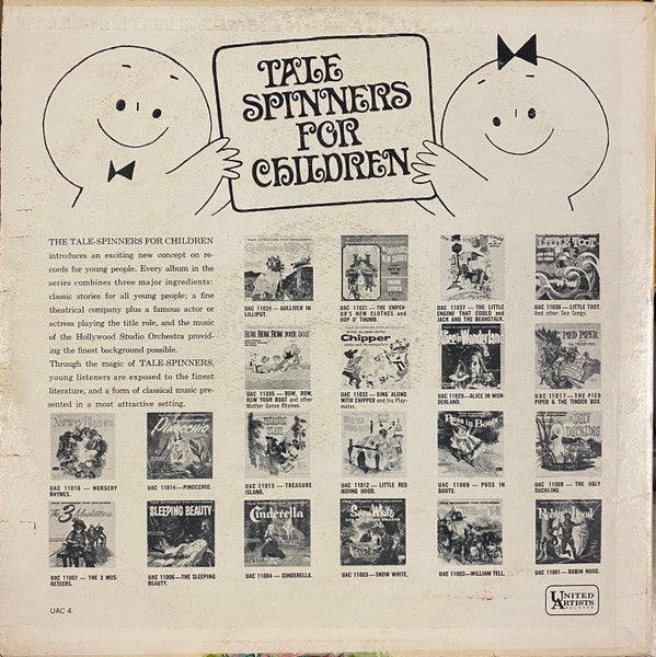 The Famous Theatre Company With The Hollywood Studio Orchestra - Nursery Rhymes - Mint- LP Record 1962 United Artists USA Vinyl - Children's - Shuga Records