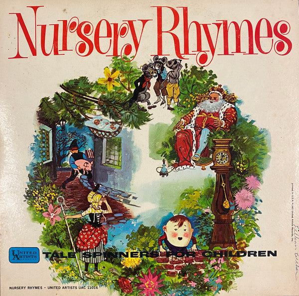 The Famous Theatre Company With The Hollywood Studio Orchestra - Nursery Rhymes - Mint- LP Record 1962 United Artists USA Vinyl - Children's - Shuga Records