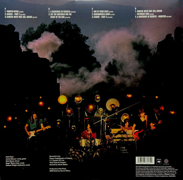 Pink Floyd - Pink Floyd At Pompeii MCMLXXII (1972) - Mint- 2 LP Record 2025 Columbia Sony 180 gram Vinyl & Poster - Psychedelic Rock / Prog Rock - Shuga Records