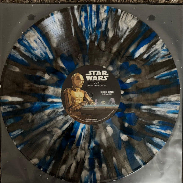 Various - Star Wars Lofi: Music From Vol. 1-3 - New LP Record 2025 Walt Disney Translucent Grey w/ Blue & White Splatter Vinyl - Soundtrack / Lo Fi - Shuga Records