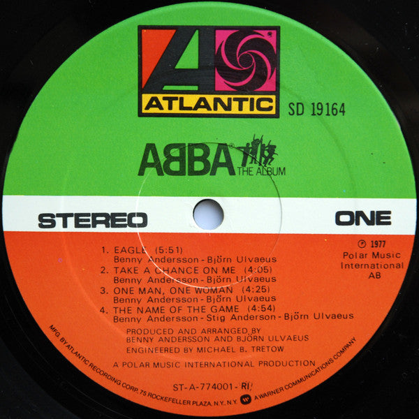 ABBA - The Album - VG+ LP Record 1977 Atlantic USA Original Vinyl - Pop Rock / Disco - Shuga Records