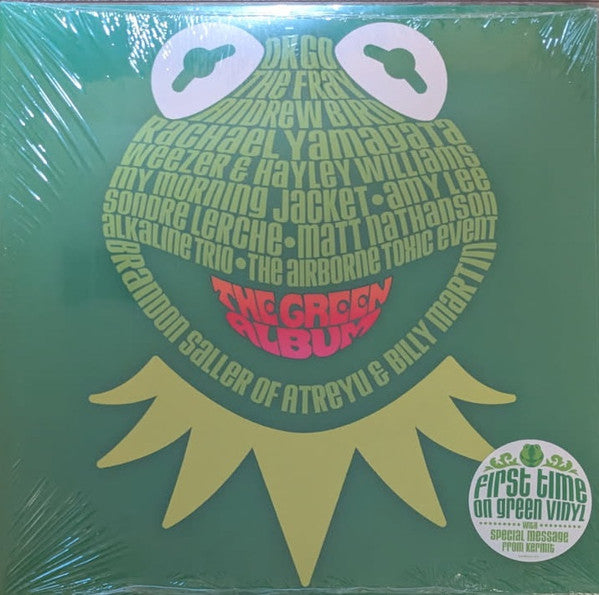 Various - The Muppets - The Green Album (2011) - Mint- LP Record 2025 Walt Disney Green Vinyl - Alternative Rock
