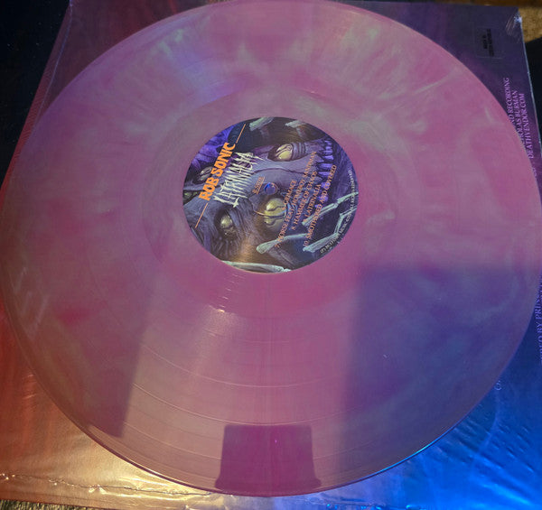 Rob Sonic - Latrinalia - Mint- LP Record 2021 Sky Pimps Music Pink & Green Swirl Vinyl & Poster - Hip Hop / Boom Bap