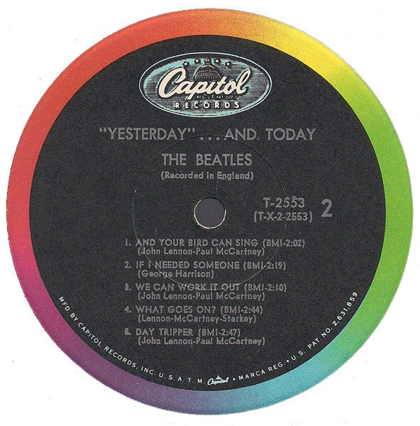 The Beatles - Yesterday And Today - VG LP Record 1966 Capitol USA Mono Original Vinyl (Scranton Pressing NON Butcher Cover) - Psychedelic Rock / Pop Rock / Beat - Shuga Records