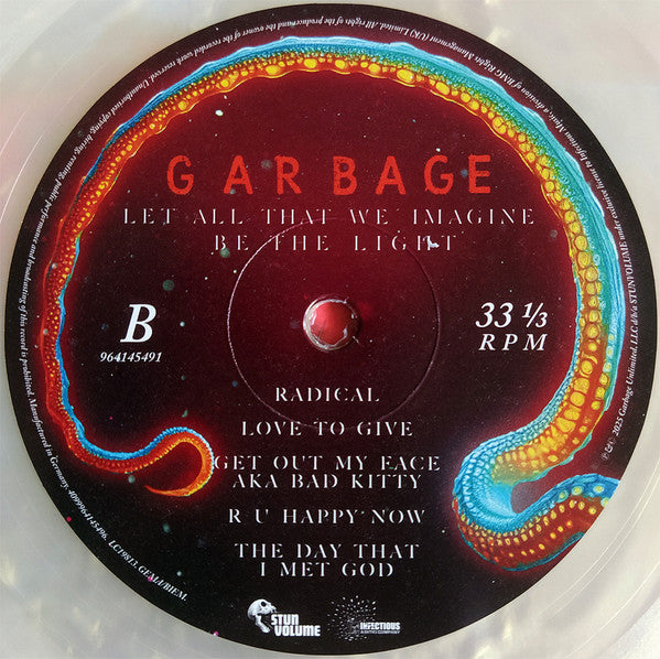 Garbage - Let All That We Imagine Be The Light - New LP Record 2025 Stun Volume Infectious Music Europe Pearl Sunrise Vinyl - Alternative Rock - Shuga Records