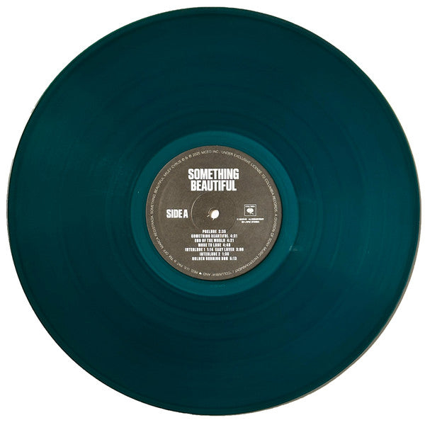 Signed Autographed - Miley Cyrus - Something Beautiful - New LP Record 2025 Columbia Sea Blue Vinyl & Signed Insert - Pop / Alt-Pop - Shuga Records